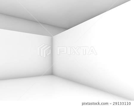 Abstract white empty interior, 3d design - Stock Illustration [29133110 ...