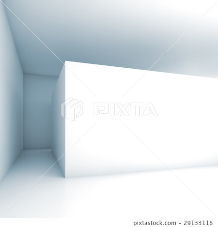 Abstract empty room interior, 3d design - Stock Illustration [29133118 ...