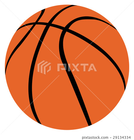 Isolated basketball ball 29134334