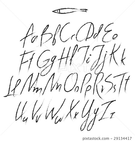 The alphabet in grunge style. The alphabet in grunge style. 29134417