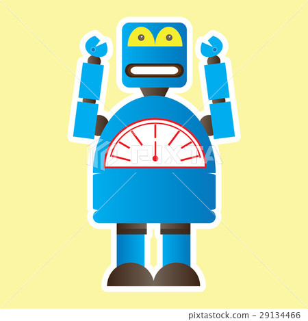Isolated robot toy 29134466