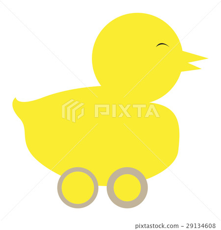 Isolated rubber duck 29134608
