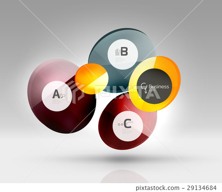 Circle abstract background Circle abstract background 29134684