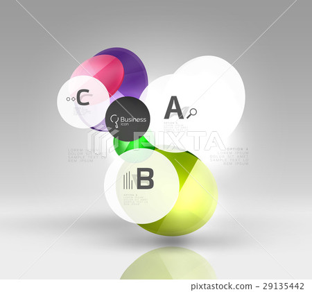 Circle modern business infographics design Circle modern business infographics design 29135442