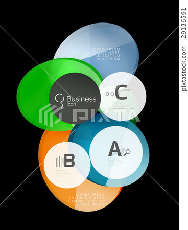 Geometrical abstract infographics banner template Geometrical abstract infographics banner template 29136591