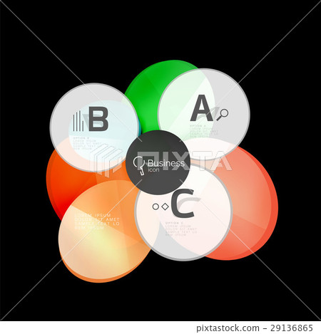 Geometrical abstract infographics banner template Geometrical abstract infographics banner template 29136865