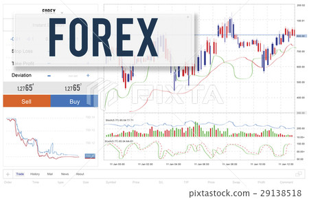 Stock Market Results Stock Trade Forex Shares Concept 29138518