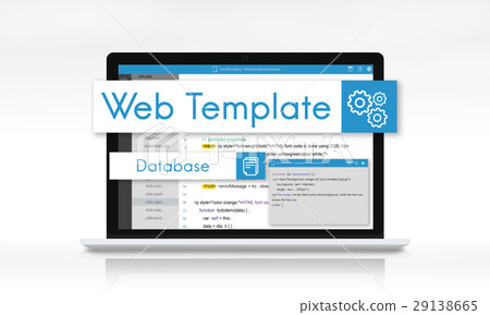 Web Design Website Coding Concept - Stock Illustration [29138665] - PIXTA