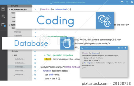 Web Design Website Coding Concept - Stock Illustration [29138738] - PIXTA