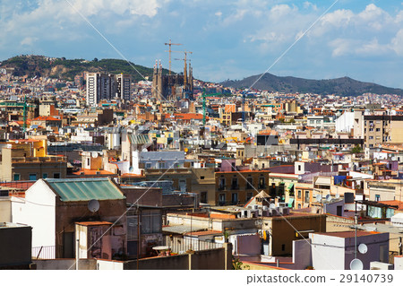Sunny view of Barcelona city Sunny view of Barcelona city 29140739