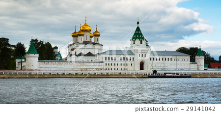 Russian Monastery fashion on a Cloudy Day