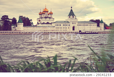 Male Ipatievsky Monastery at cloudy day in Kostroma, Russia Male Ipatievsky Monastery at cloudy day in Kostroma, Russia 29141233