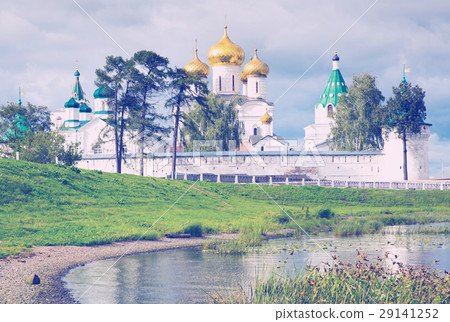 Male Ipatievsky Monastery at cloudy day in Kostroma, Russia 29141252
