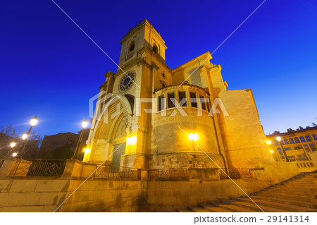 Cathedral of San Juan de Albacete in early morning Cathedral of San Juan de Albacete in early morning 29141314