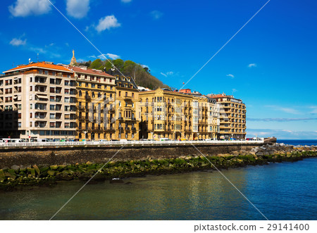Embankment in sunny day at San Sebastian Embankment in sunny day at San Sebastian 29141400