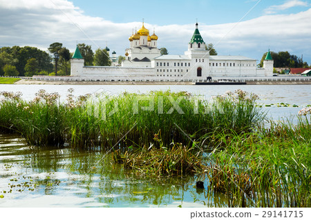 Male Ipatievsky Monastery at cloudy day in Kostroma, Russia Male Ipatievsky Monastery at cloudy day in Kostroma, Russia 29141715