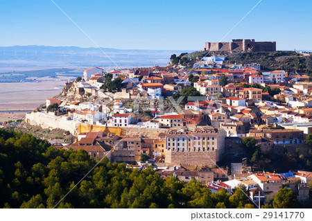Chinchilla de Monte-Aragon with castle Chinchilla de Monte-Aragon with castle 29141770