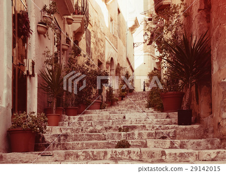 Old street of european town Old street of european town 29142015