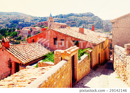 residence stony houses in Albarracin. Aragon residence stony houses in Albarracin. Aragon 29142146