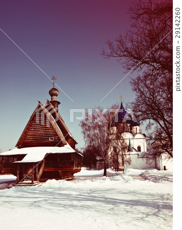 Churches at Suzdal in winter 29142260