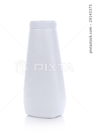 Plastic white Bottle on white background 29143373