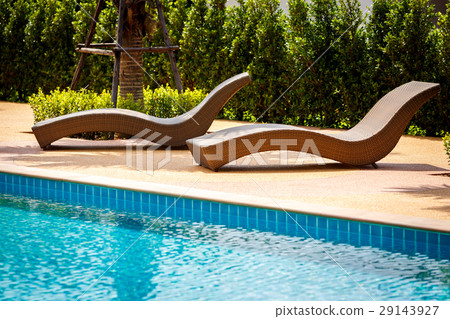 Swimming pool in spa resort Swimming pool in spa resort 29143927