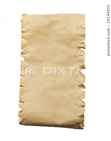 Old paper isolated on a white background. Old paper isolated on a white background. 29144855
