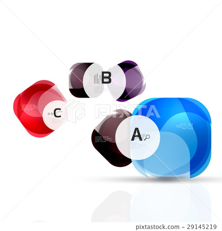 Vector shiny blank web option boxes 29145219