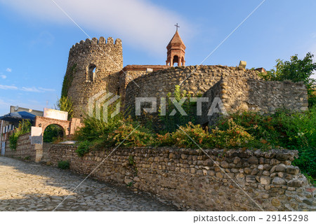 St. Stephen's Church in Sighnaghi city. Georgia 29145298