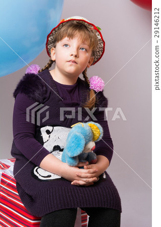 Thoughtful teenager in a hat 29146212