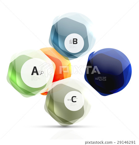 Geometrical hexagons abstract background Geometrical hexagons abstract background 29146291