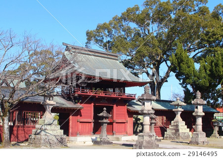 The gates of Narasu-jinja Shrine The gates of Narasu-jinja Shrine 29146495