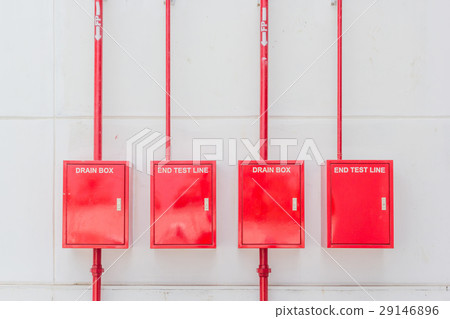 View of fire alarm system control fighting panel View of fire alarm system control fighting panel 29146896