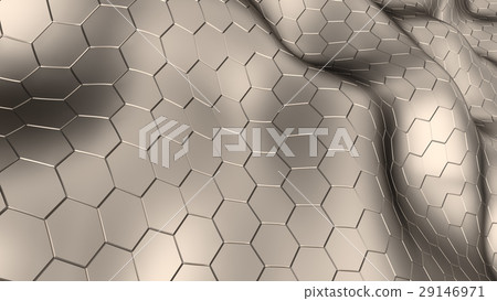 hexagons background 29146971