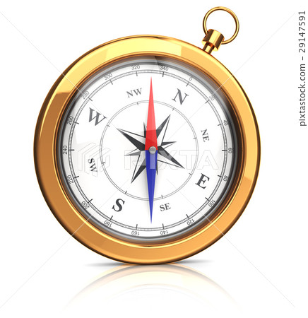 modern gold compasses - Stock Illustration [29147591] - PIXTA