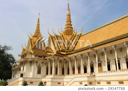 The royal palace of blue sky Cambodia Phnom Penh 29147788