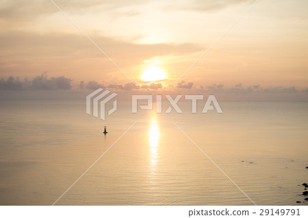 sunrise over sea at Hua Hin Thailand sunrise over sea at Hua Hin Thailand 29149791