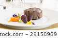 minimalistic dish steak with vegetables 29150969