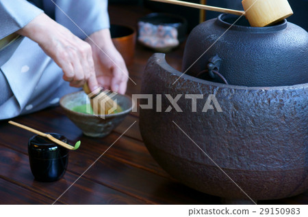 人物,女人,抹茶,茶具,泡茶 29150983