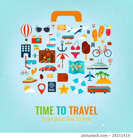 Travel holiday vacation suitcase. Travel and 29151419