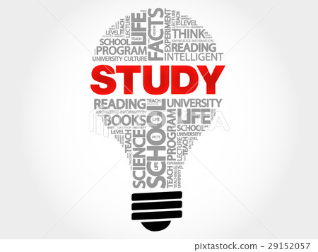 STUDY bulb word cloud 29152057