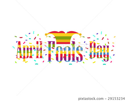 April fools day. Cap with bells. Jester hat  29153234