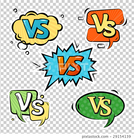 Versus Logo Sign Set. Vector 29154139
