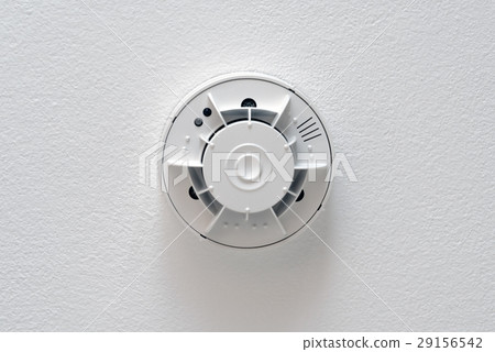 Smoke detector attached on the ceiling Smoke detector attached on the ceiling 29156542