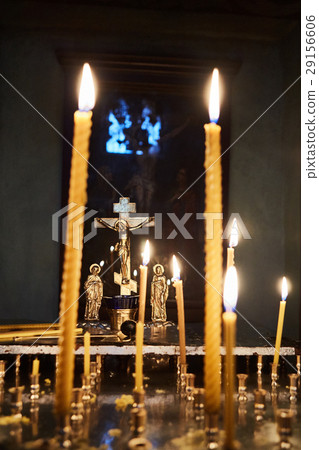 candles in orthodox church candles in orthodox church 29156606