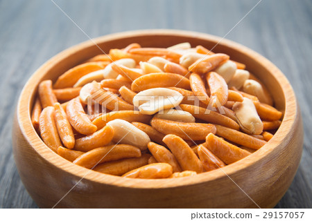 柿子種子小吃糖果米飯菜花生柿子豌豆小吃 29157057