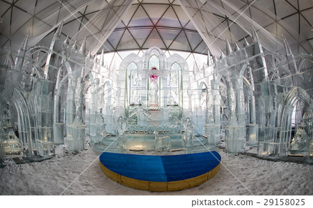 Ice sculptures and chapel Ice sculptures and chapel 29158025