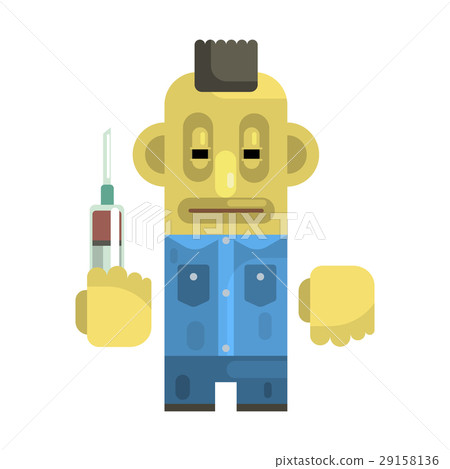 Junkie With Syringe And Mohawk, Revolting Homeless 29158136