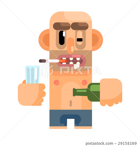 Unshaved Alcoholic With Rotten Teeth, Revolting Unshaved Alcoholic With Rotten Teeth, Revolting 29158169