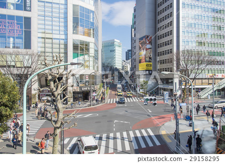 Miyashita Park intersection in Meiji Avenue (Shibuya-ku, Tokyo) 29158295